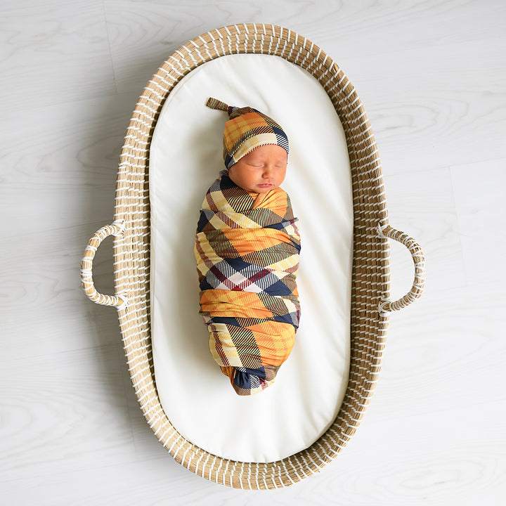 River Plaid KNOT HAT - Gigi and Max