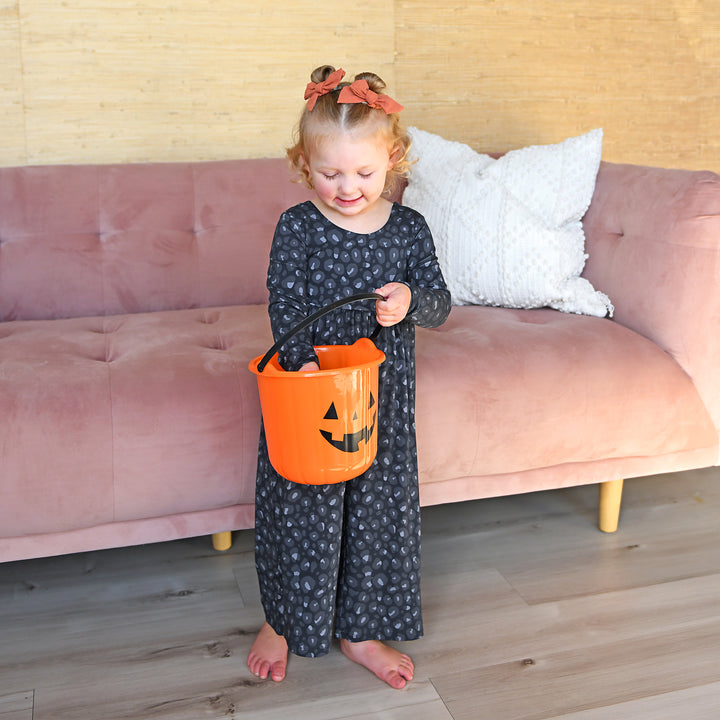 Ash Black Leopard WIDE LEG ROMPER - Gigi and Max