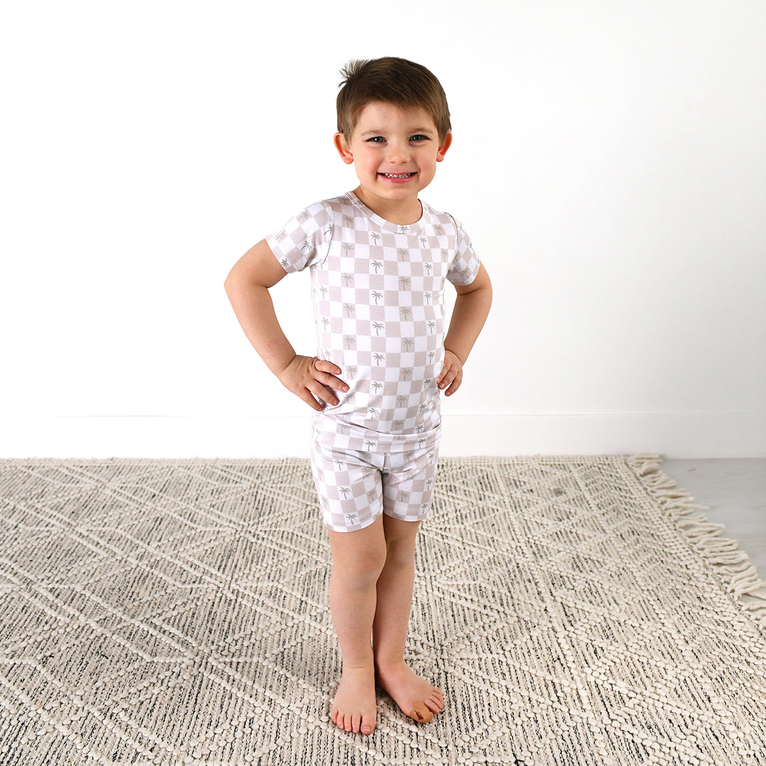 Beau Palm Tree TWO PIECE - SHORTS - Gigi and Max