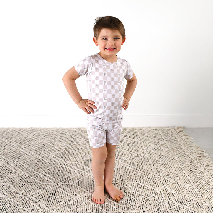 Beau Palm Tree TWO PIECE - SHORTS - Gigi and Max