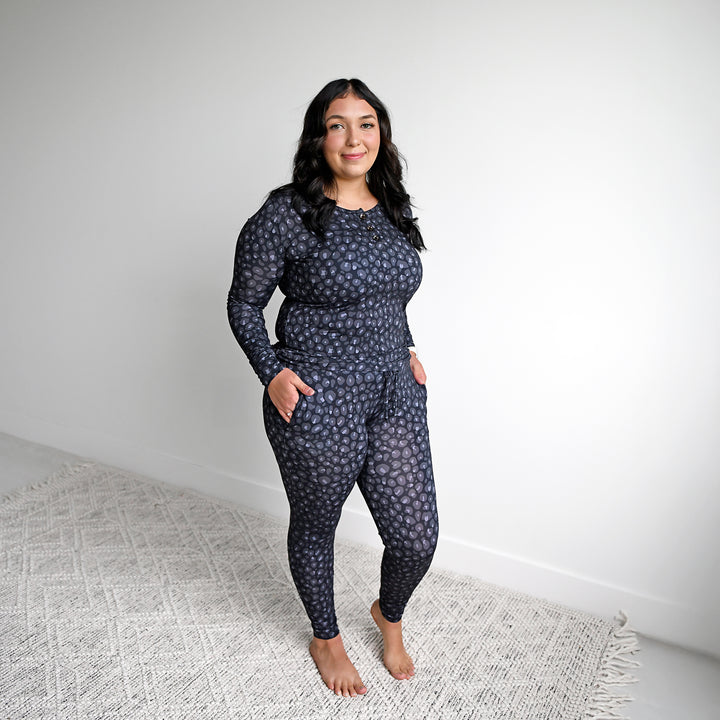 Ash Black Leopard MOMMY TWO PIECE - Gigi and Max