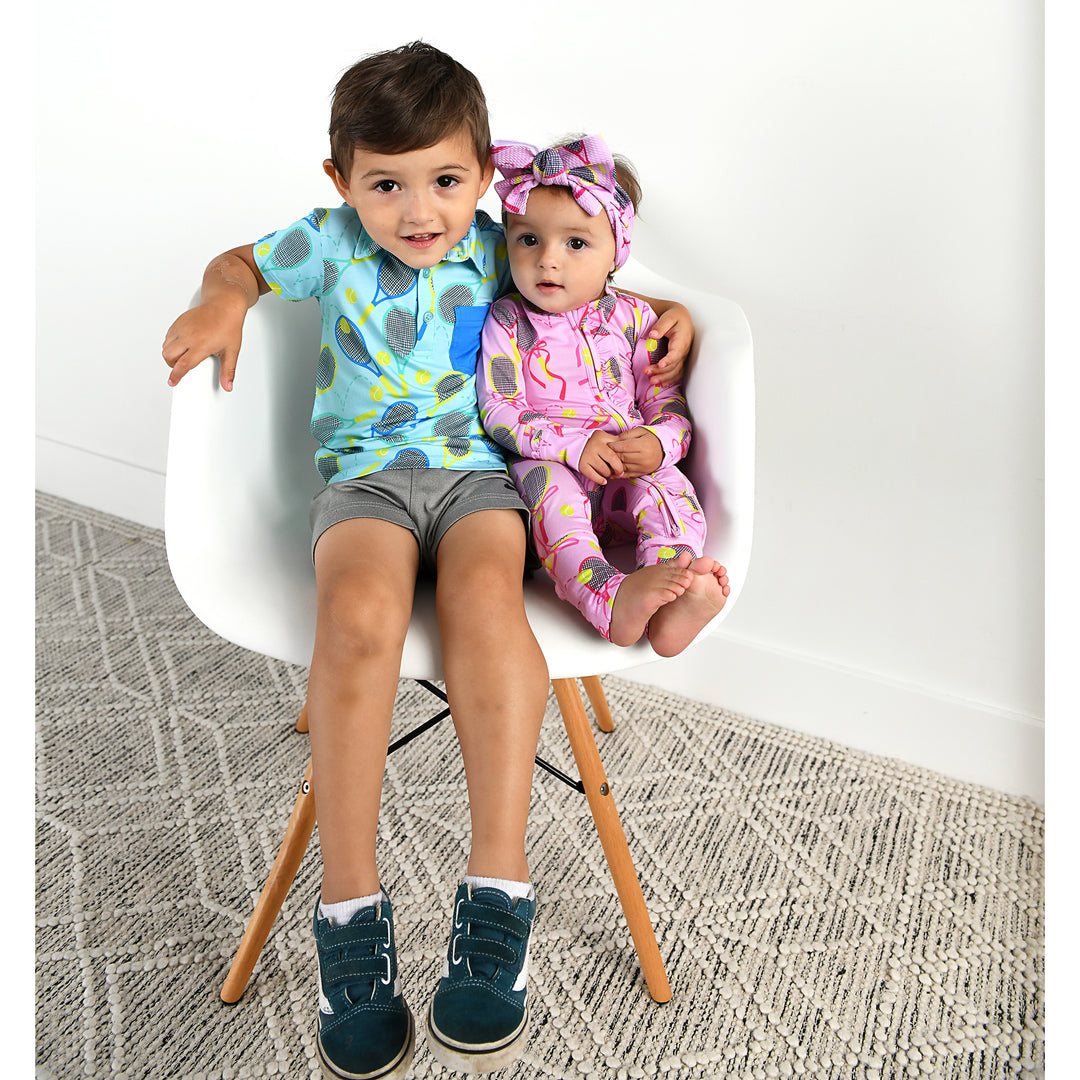 Roger Blue Tennis POLO SHIRT - Gigi and Max