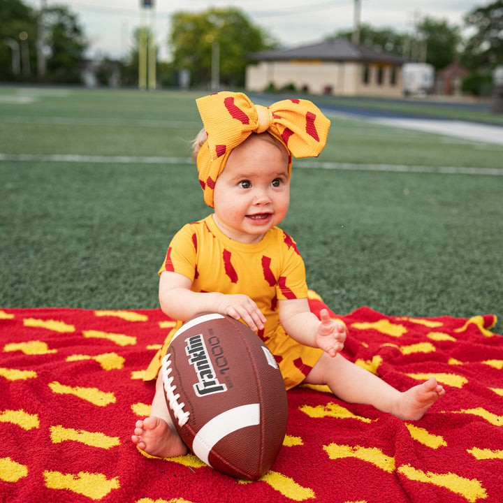 California Gold & Cardinal HEADWRAP - Gigi and Max