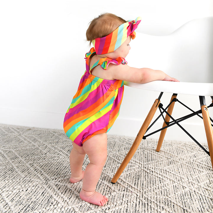 Amanda Stripe BUTTON BUBBLE - Gigi and Max