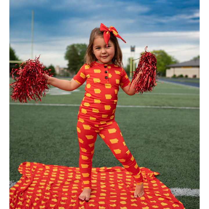 Iowa Cardinal & Gold TWO PIECE - Gigi and Max