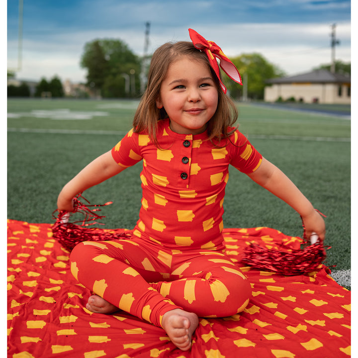 Iowa Cardinal & Gold TWO PIECE - Gigi and Max