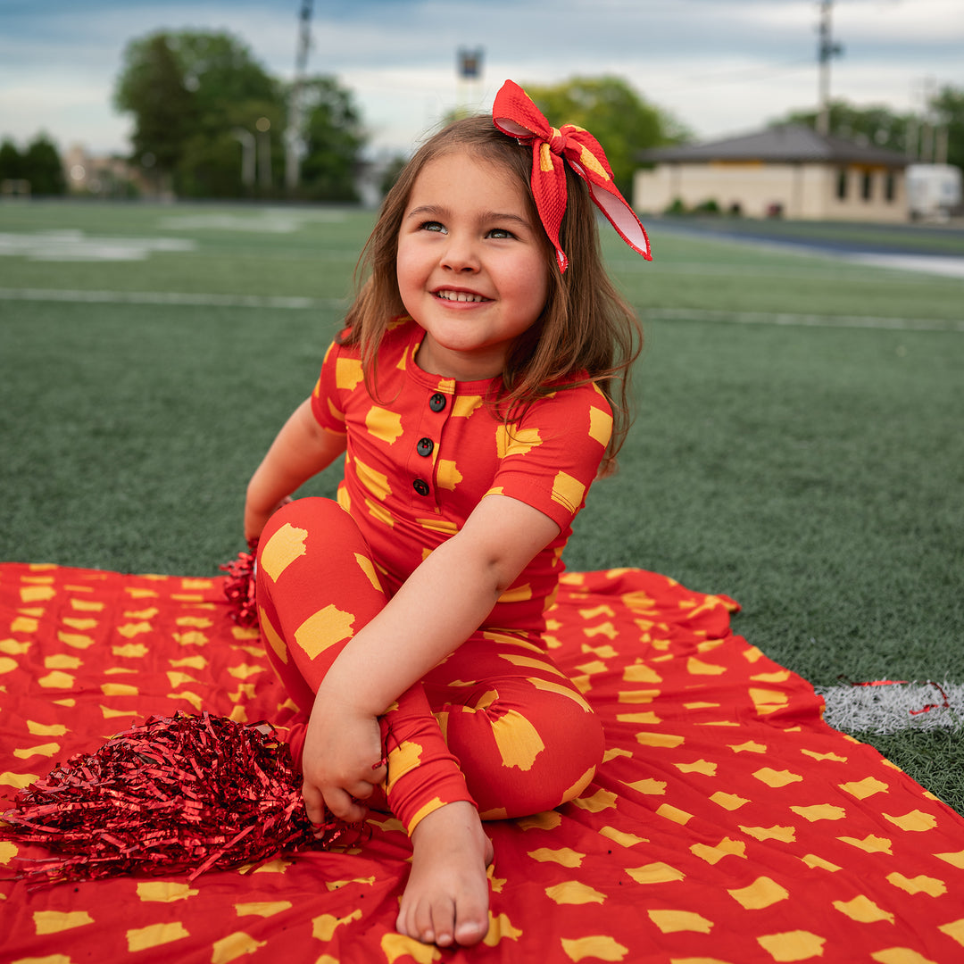 Iowa Cardinal & Gold TWO PIECE - Gigi and Max