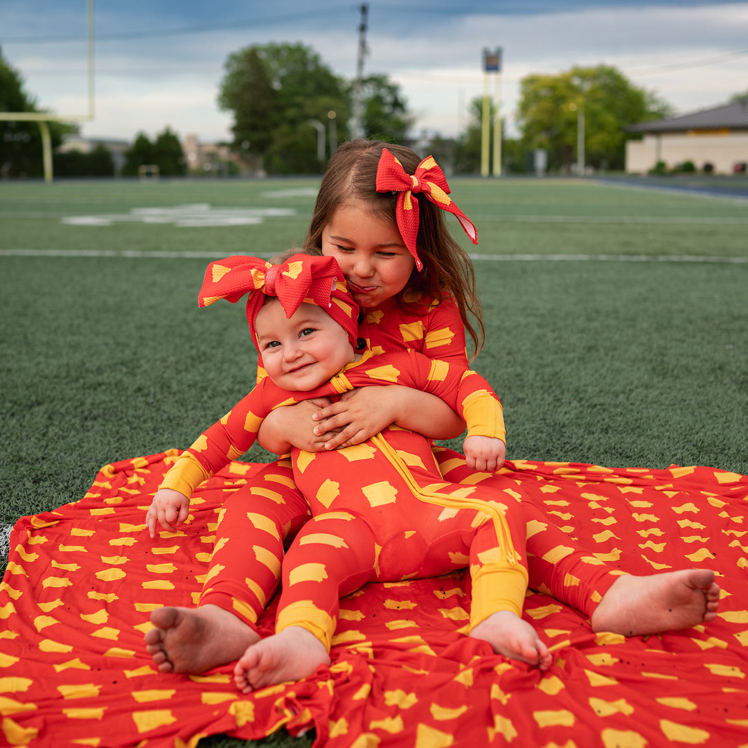 Iowa Cardinal & Gold TWO PIECE - Gigi and Max