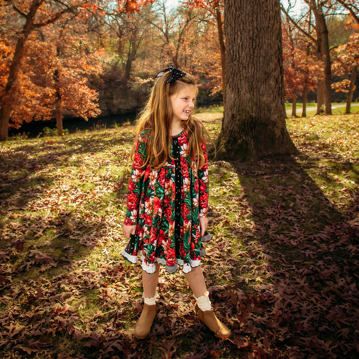 Gloria Floral BUTTON DRESS - Gigi and Max