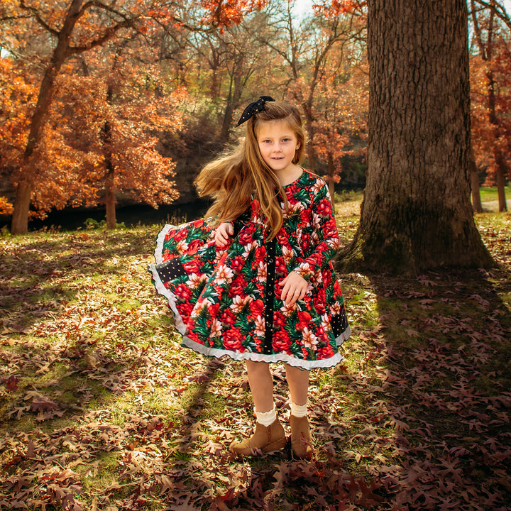 Gloria Floral BUTTON DRESS - Gigi and Max