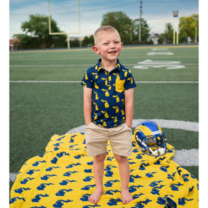 Michigan Blue & Maize POLO SHIRT - Gigi and Max