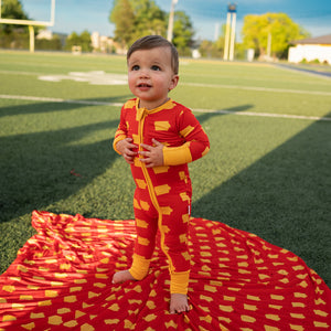 Iowa State Cardinal & Gold ZIP - Gigi and Max