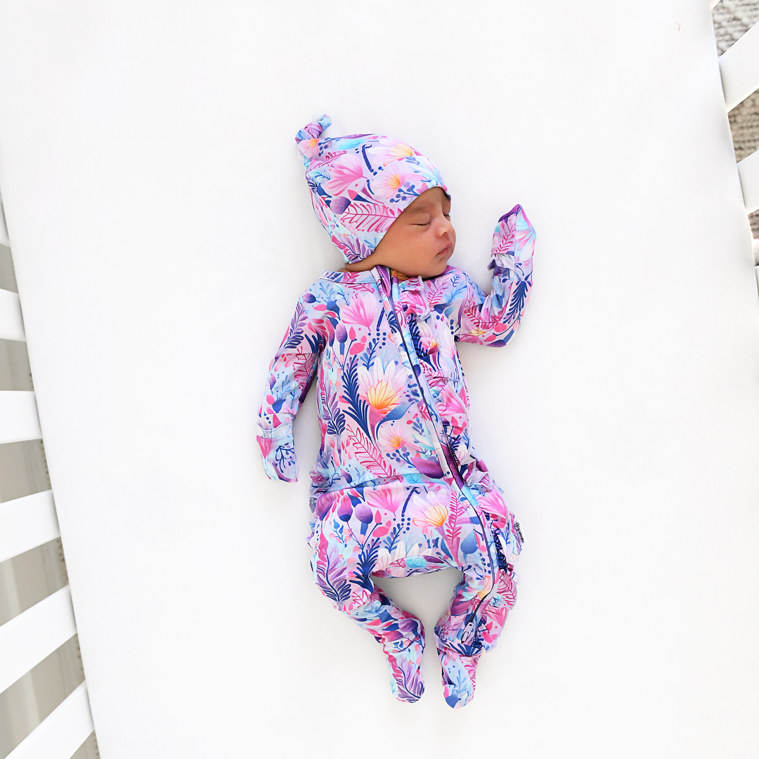 Ayla Floral KNOT HAT - Gigi and Max