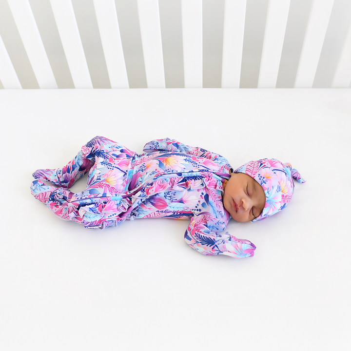 Ayla Floral KNOT HAT - Gigi and Max