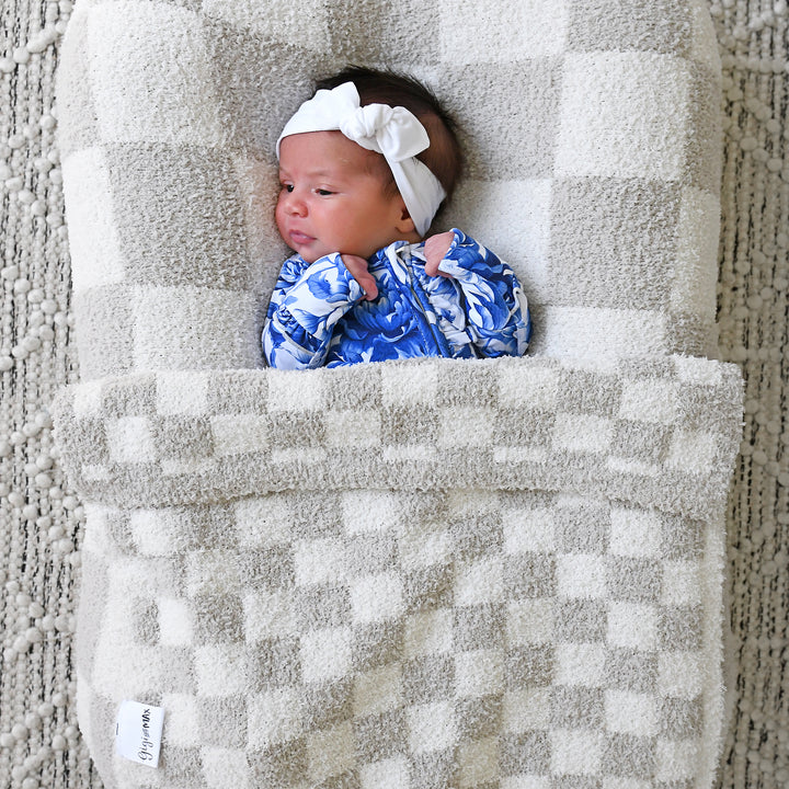 Oakley Tan Checks PLUSH BLANKET