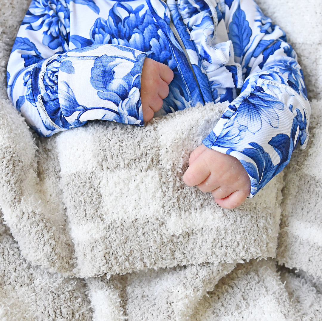 Oakley Tan Checks PLUSH BLANKET