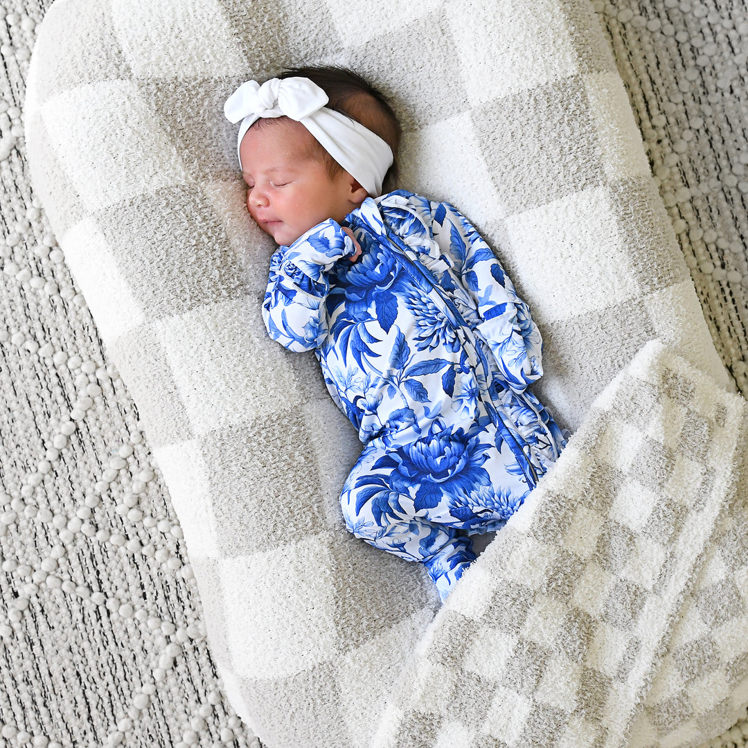 Oakley Tan Checks PLUSH BLANKET