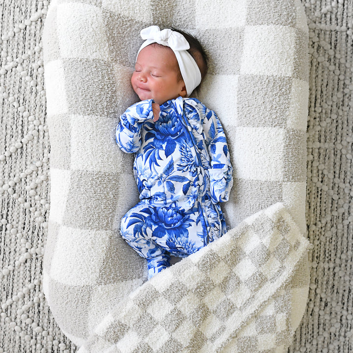 Oakley Tan Checks PLUSH BLANKET