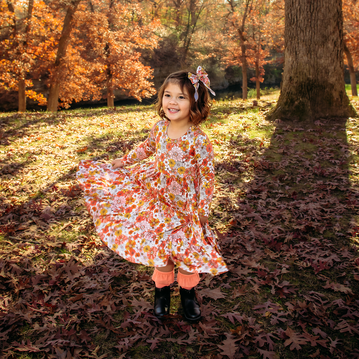 Peach RUFFLE SOCKS - Gigi and Max