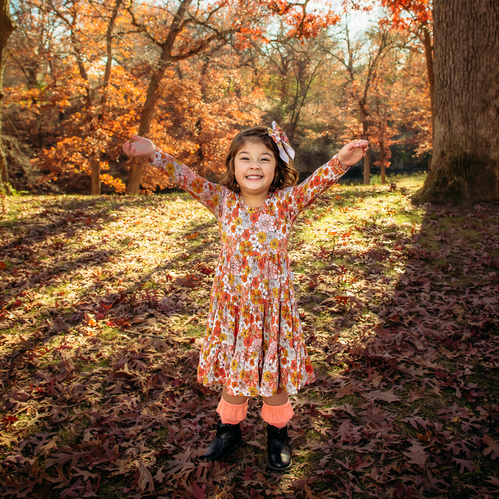 Peach RUFFLE SOCKS - Gigi and Max
