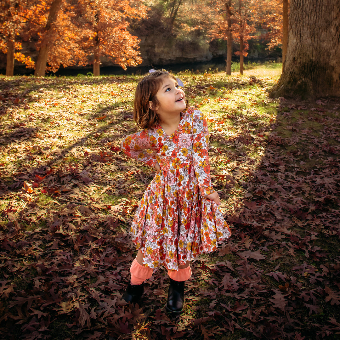 Peach RUFFLE SOCKS - Gigi and Max