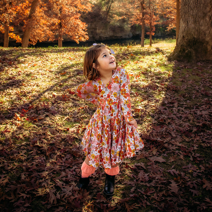 Peach RUFFLE SOCKS - Gigi and Max