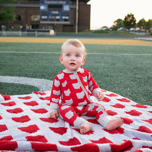 Ohio Scarlet & Gray ZIP - Gigi and Max