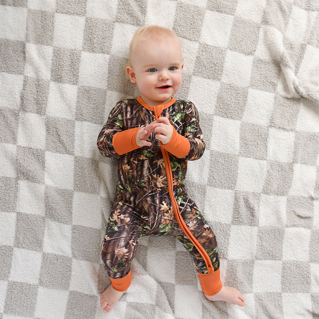 Oakley Tan Checks PLUSH BLANKET