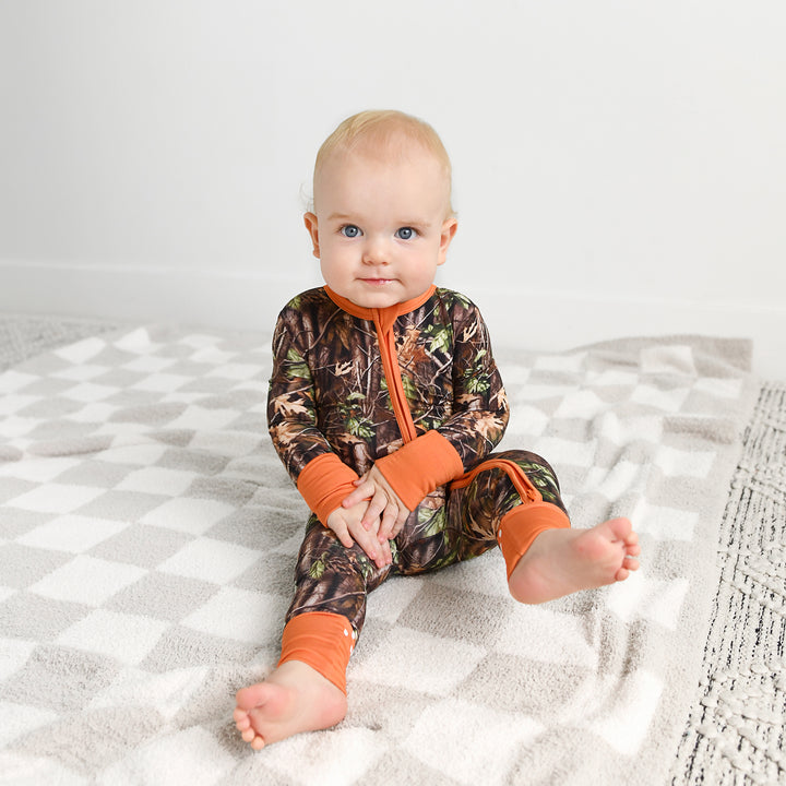 Oakley Tan Checks PLUSH BLANKET