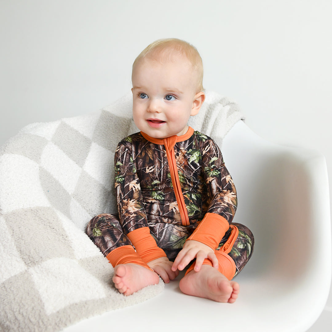 Oakley Tan Checks PLUSH BLANKET