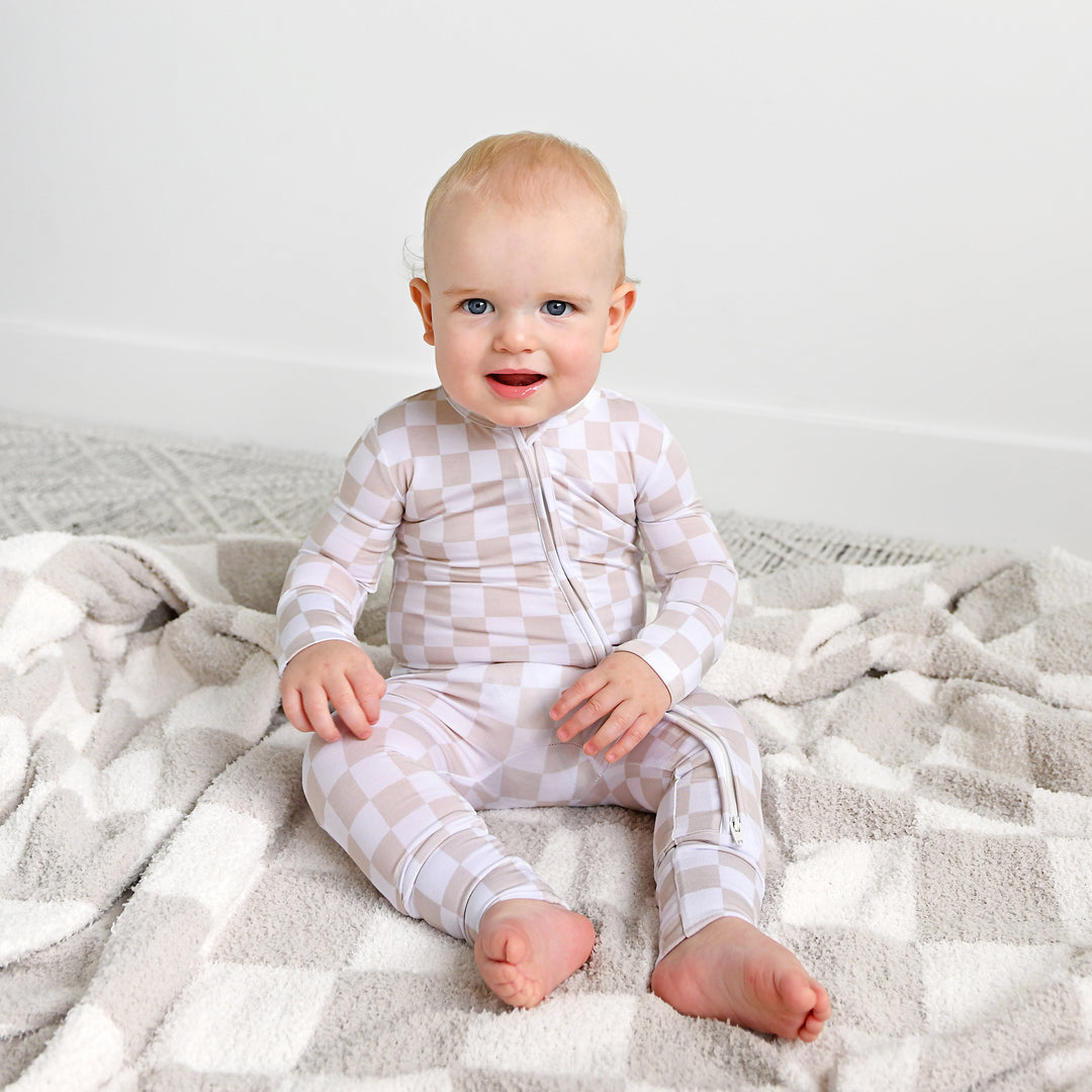 Oakley Tan Checks PLUSH BLANKET