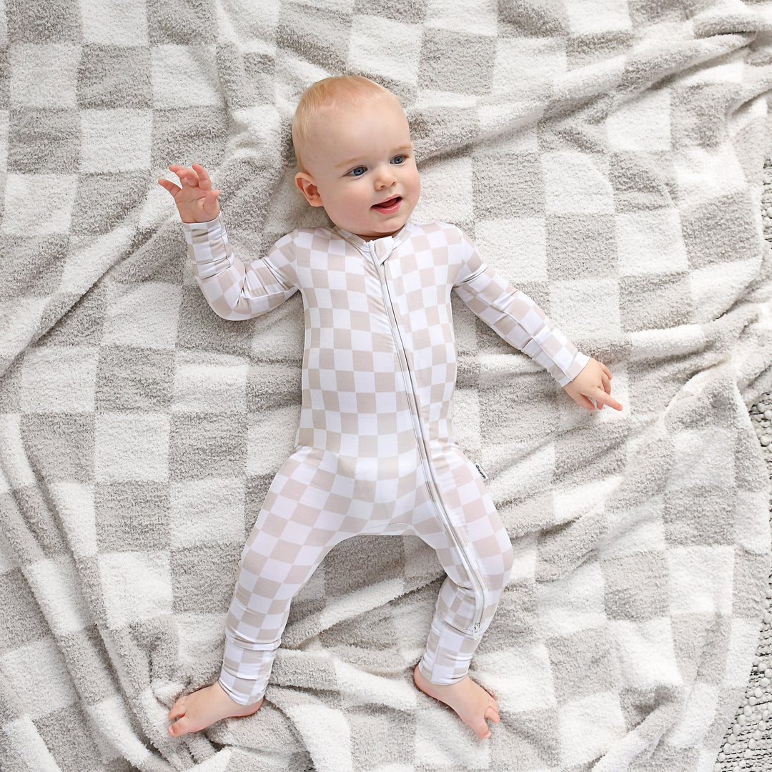 Oakley Tan Checks PLUSH BLANKET