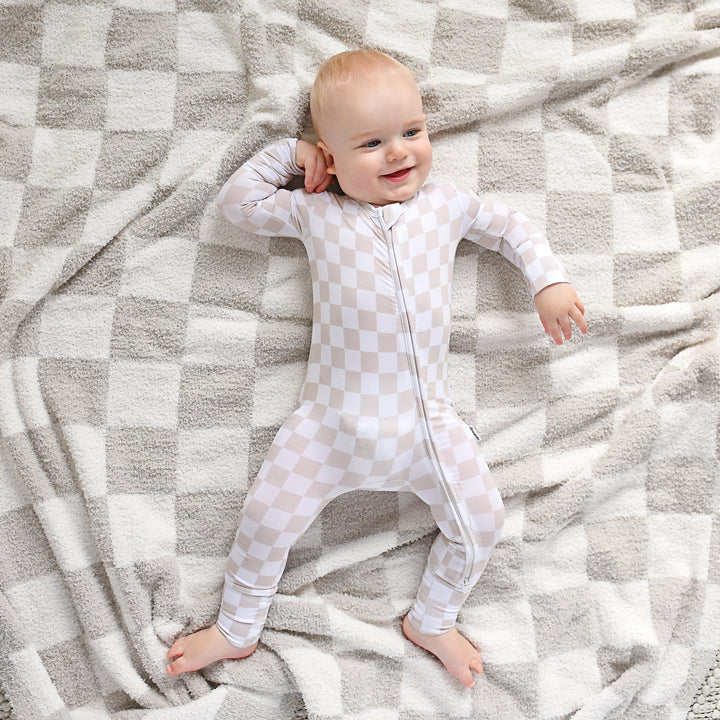 Oakley Tan Checks PLUSH BLANKET