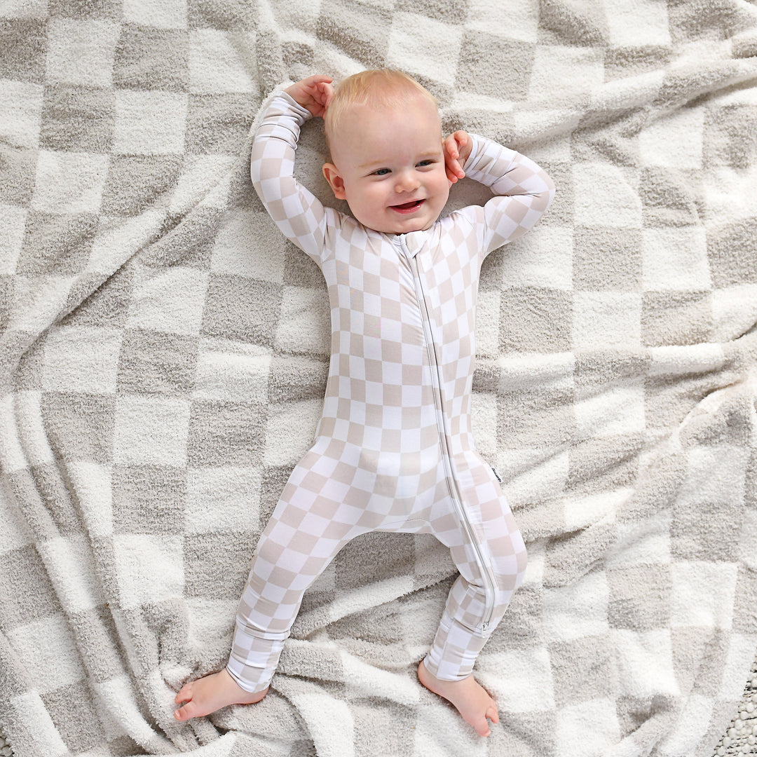 Oakley Tan Checks PLUSH BLANKET