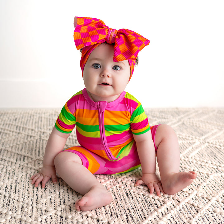 Stephanie Stripe SHORTY ZIP - Gigi and Max