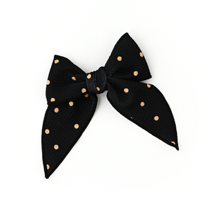 Hope Gold Dot CLIP BOW - Gigi and Max