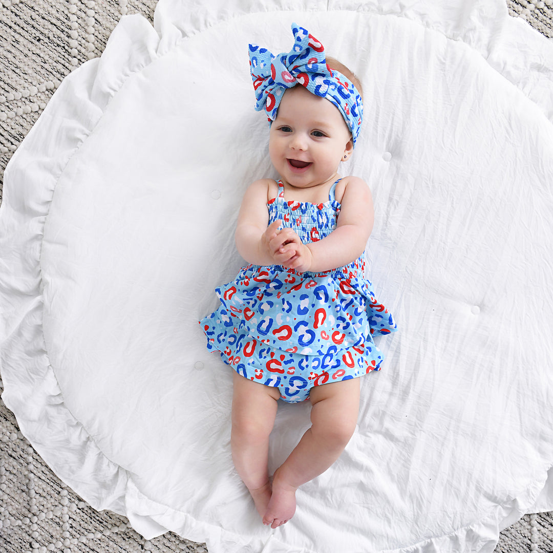 Kinsley Leopard SMOCKED TIERED TUTU - Gigi and Max