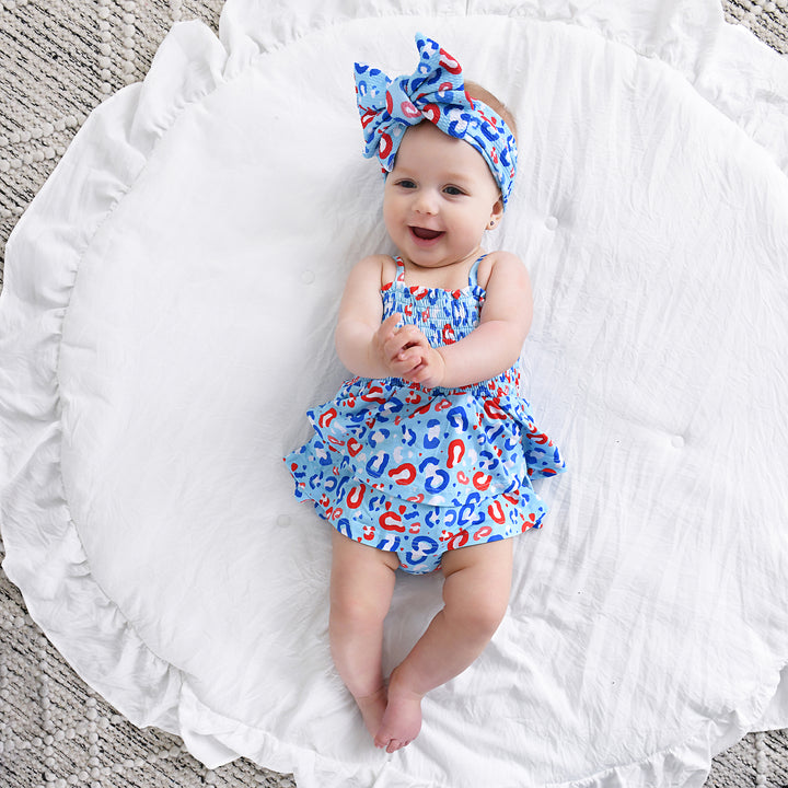 Kinsley Leopard SMOCKED TIERED TUTU - Gigi and Max