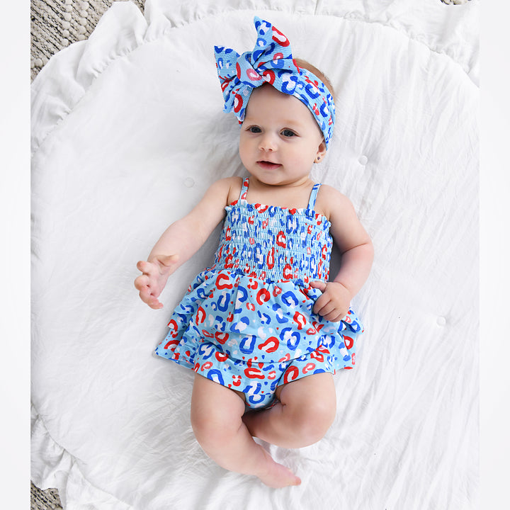 Kinsley Leopard SMOCKED TIERED TUTU - Gigi and Max