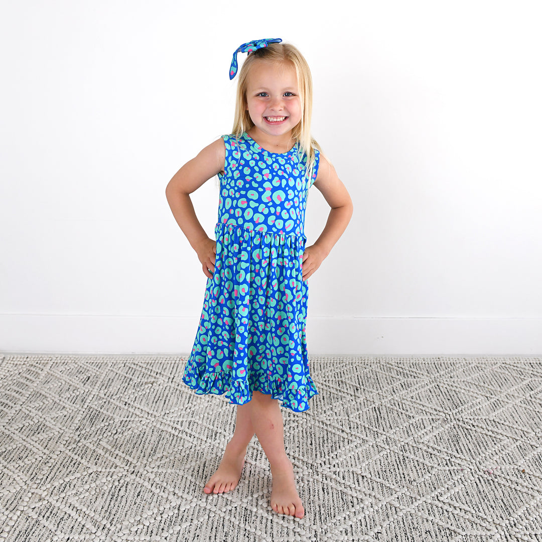 Miley Leopard TANK TWIRL DRESS - Gigi and Max