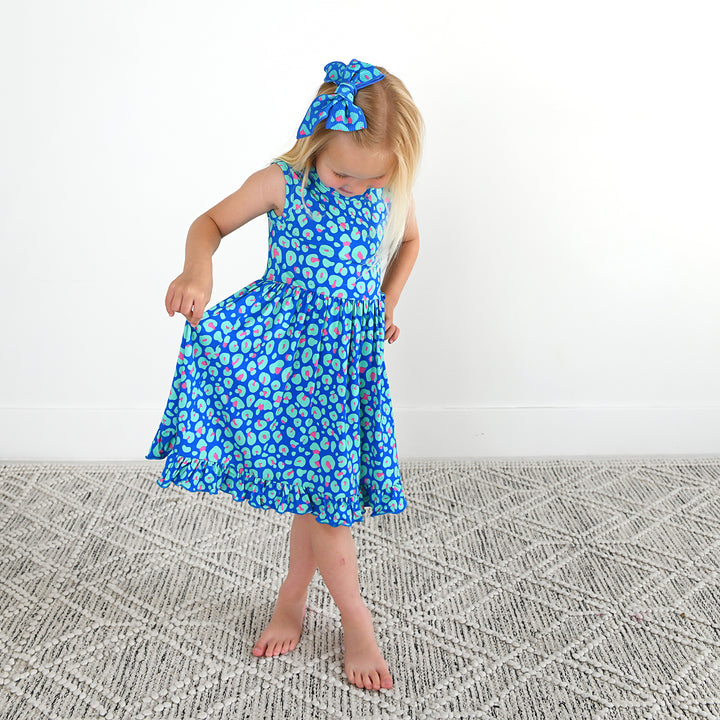 Miley Leopard TANK TWIRL DRESS - Gigi and Max