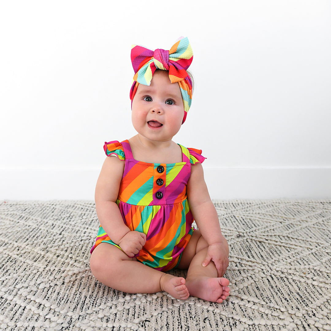 Amanda Stripe BUTTON BUBBLE - Gigi and Max