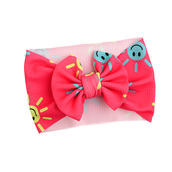 Brittany Smiley Face HEADWRAP - Gigi and Max