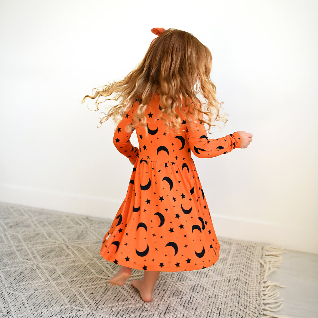 Blaise Orange Moon TUTU DRESS - Gigi and Max