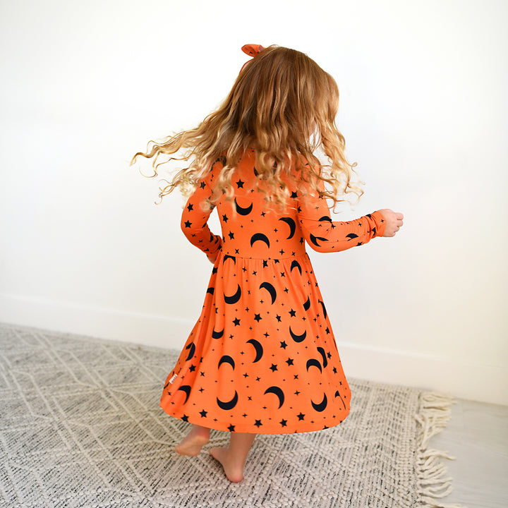 Blaise Orange Moon TUTU DRESS - Gigi and Max