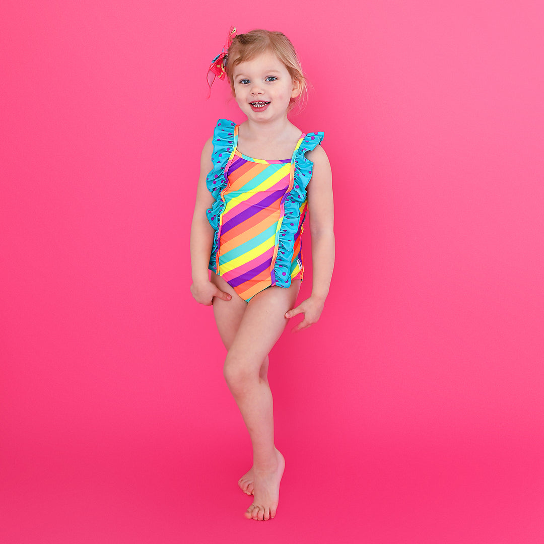 Amanda Stripes TANK ONE PIECE SWIMSUIT - Gigi and Max