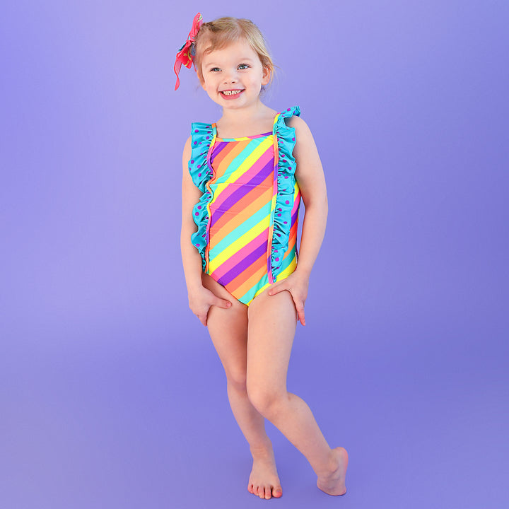 Amanda Stripes TANK ONE PIECE SWIMSUIT - Gigi and Max