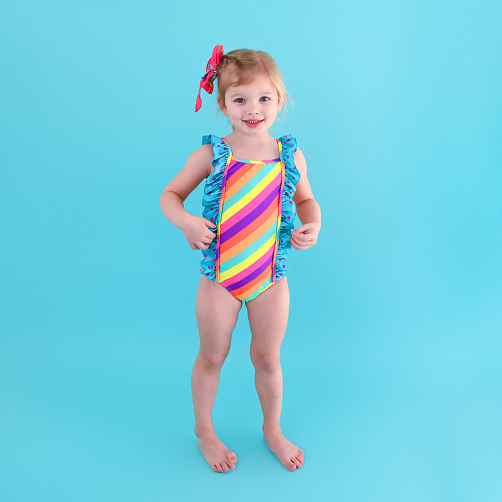 Amanda Stripes TANK ONE PIECE SWIMSUIT - Gigi and Max