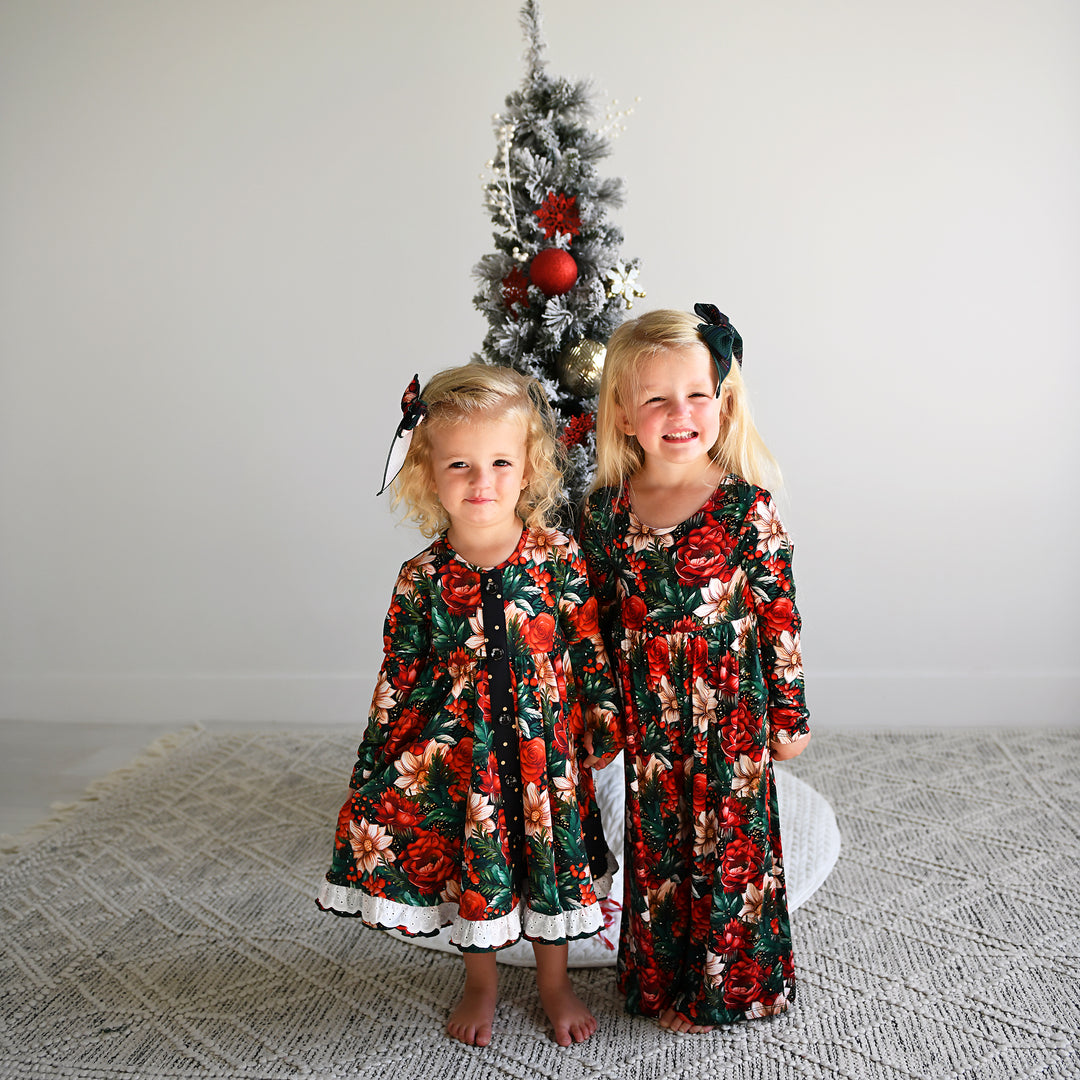 Gloria Floral BUTTON DRESS - Gigi and Max