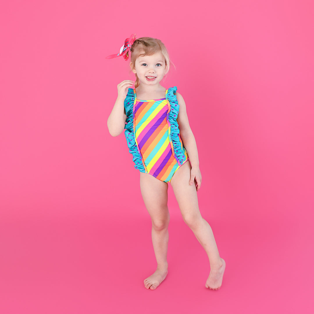 Amanda Stripes TANK ONE PIECE SWIMSUIT - Gigi and Max